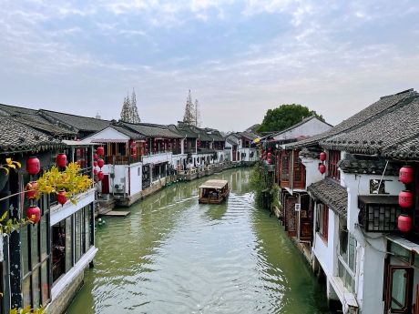 Boat on the Shanghai river