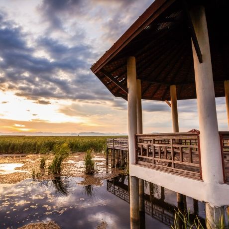 gaborone delta hut