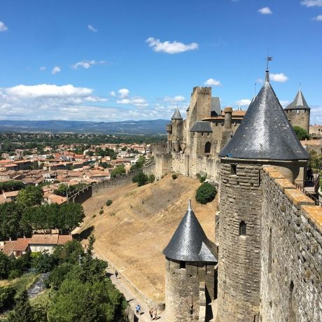 toulouse carcassone castle 