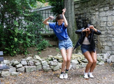 High School Summer Abroad_Paris_Students dancing.jpg