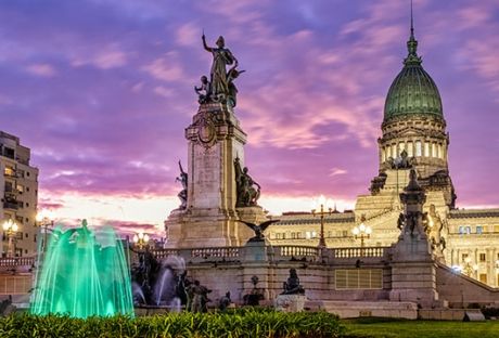 buenos aires fountain statue small