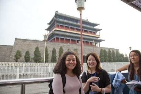 2 students  in Beijing, China