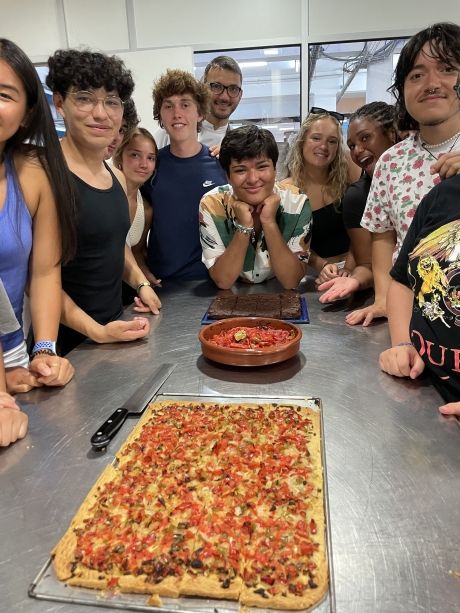 students making pizza_seville