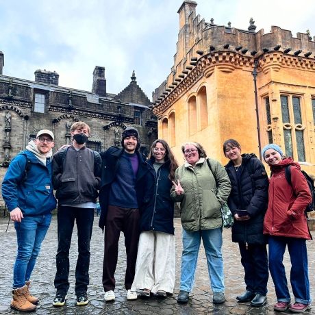 glasgow students at stirling castle