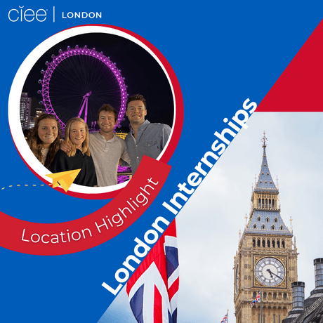 london england internship abroad ciee