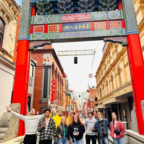 melboune-students-china-town-gate