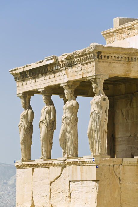 Athens caryatid