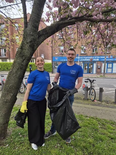 CIEE Dublin staff volunteering