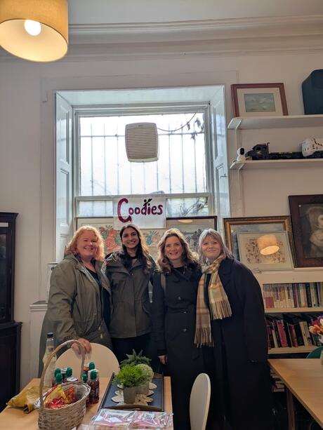 CIEE students volunteer at Goodies in Edinburgh