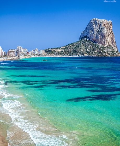 alicante coast sunny day ocean beach
