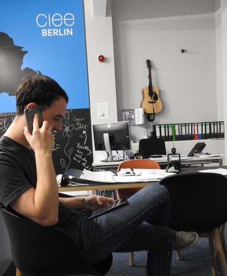 ciee berlin staff phonecall