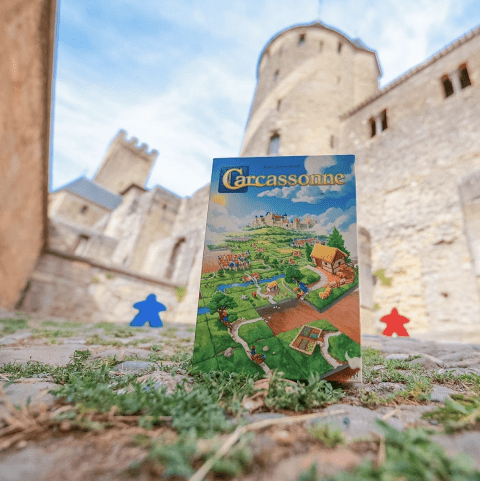 Carcassonne game in Carcassonne