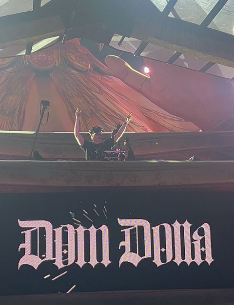Dom Dolla performing at EDC Korea