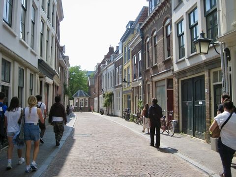 Colorful streets of Utrecht 