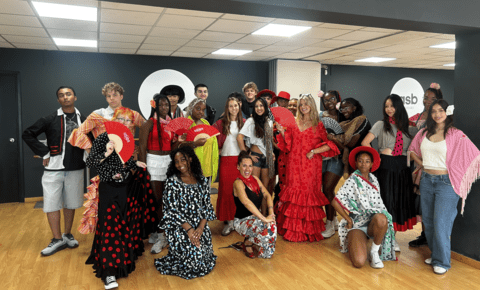 Flamenco Class for the CIEE Barcelona HSSA Students