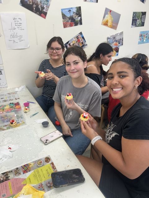 students made fake japanese food