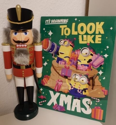 Hanna's chocolate Advent calendar and nutcracker