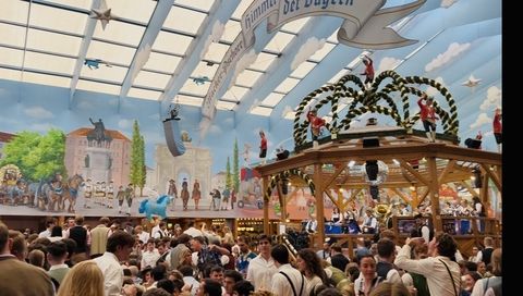A look at the crowds at Oktoberfest