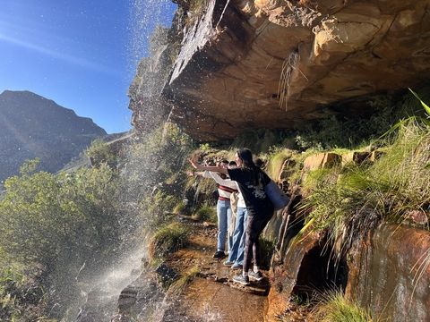 Gap students on a hike in Cape Town