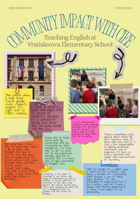 Prague Community Impact Initiative Poster