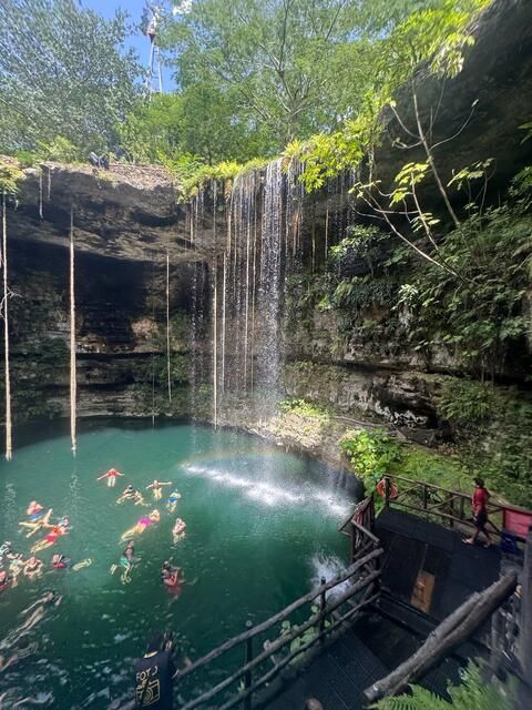 Waterfall in Yucatan 