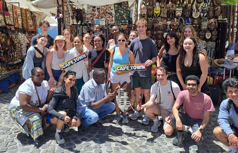 cape town study abroad south africa market excursion