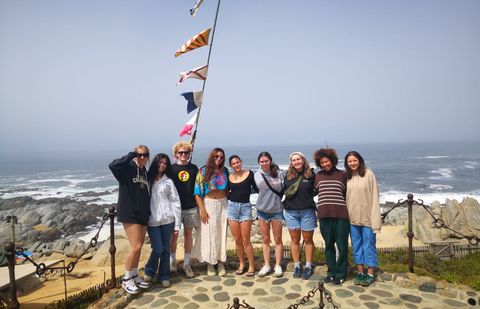study abroad chile students water visit