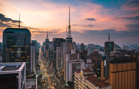 study abroad sao paulo sunset
