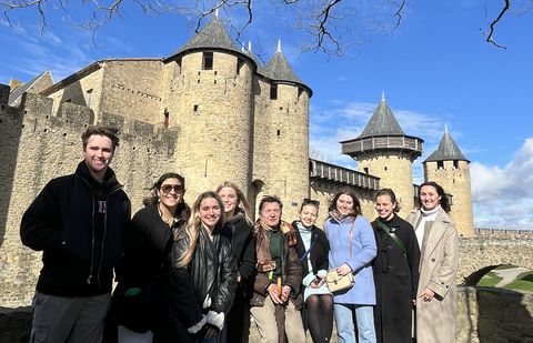 castle visit toulouse france study abroad