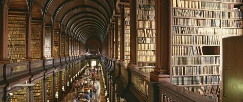 dublin ireland library ceiling