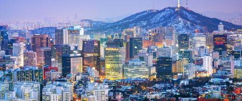 seoul cityscape night