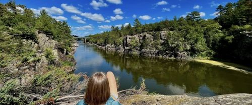 taylor falls student enjoying nature