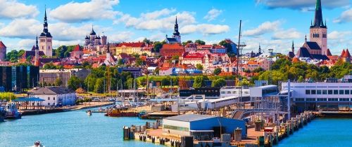 tallinn harbor view