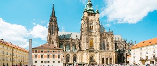 Prague cathedral square