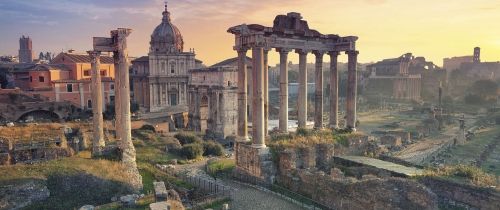 Roman Forum in Italy
