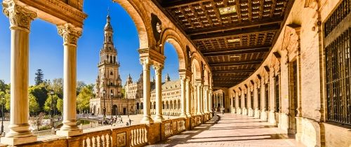 Seville Plaza de Espana arches