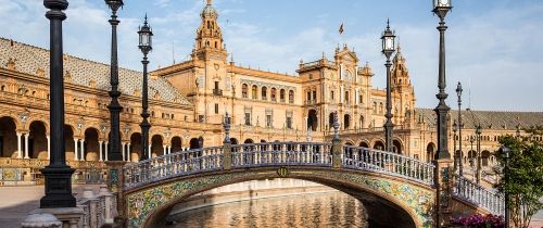 Seville Plaza de Espana brdige