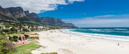 cape town aerial view coastline