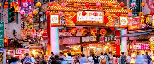 night market taipei taiwan