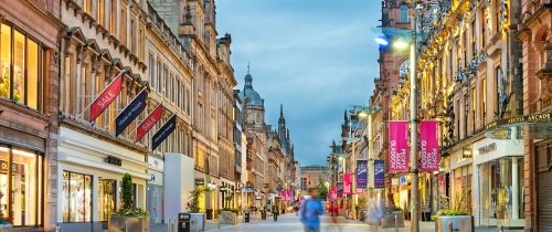 Glasgow shopping district