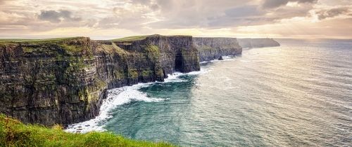 Cliff in Dublin Ireland