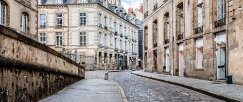 Road in Rennes, France