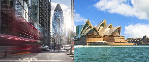 London & Sydney