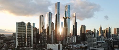 melbourne downtown skyline