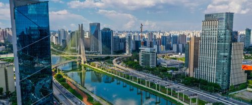 city skyline brazil sao paulo