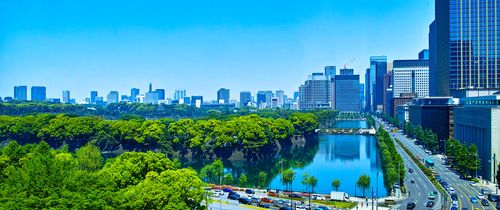 tokyo-hibiya-park-skyline