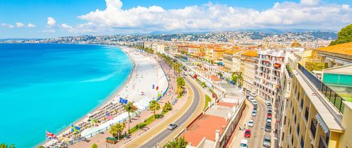 Nice, France beach