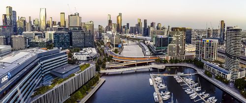 melbourne-docklands-yara-river-sunset