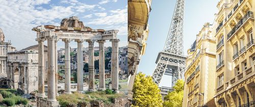 Rome and Paris