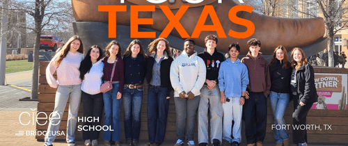 High school students group photo